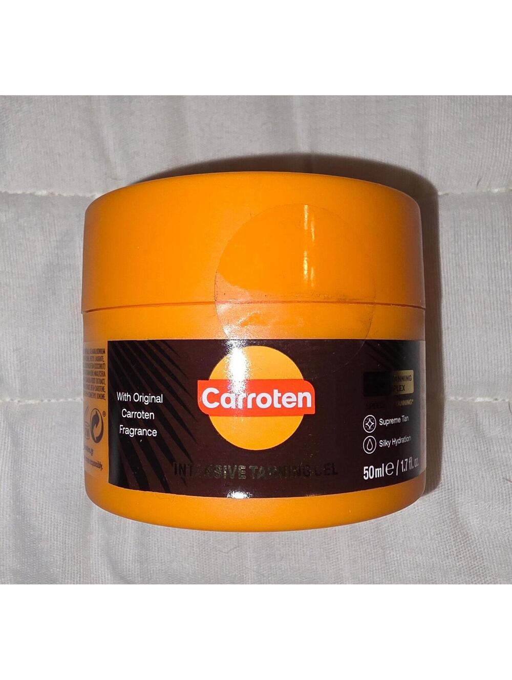 Carroten Intensive tanning gel mini- 1.7 fl oz - brand new unopened